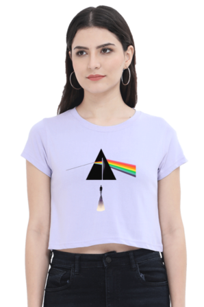 Pink Floyd Prism Crop Top