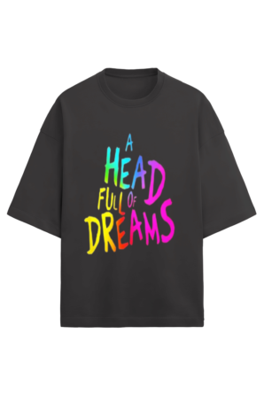 Unisex Coldplay Lyrics Oversized T-shirt