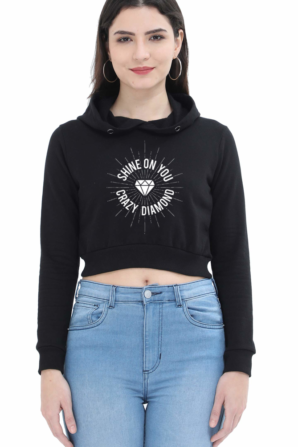 Pink Floyd Shine On Crop Hoodie