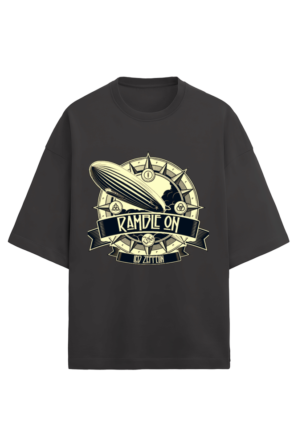 Unisex Led Zeppelin Ramble On Oversized T-shirt - Image 5