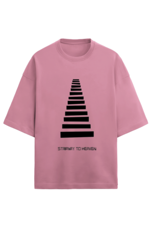 Unisex Led Zeppelin Stairway Oversized T-shirt - Image 2