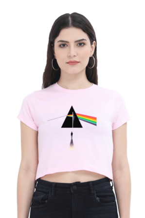 Pink Floyd Prism Crop Top - Image 2