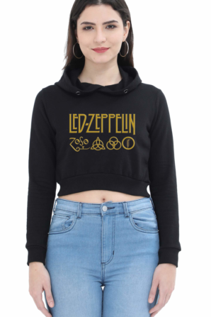 Led Zeppelin ZOFO Crop Hoodie