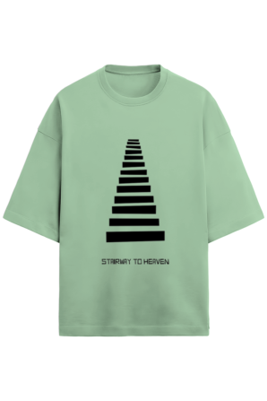 Unisex Led Zeppelin Stairway Oversized T-shirt - Image 3