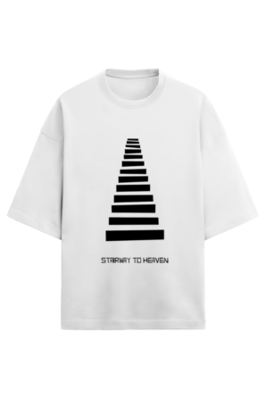 Unisex Led Zeppelin Stairway Oversized T-shirt