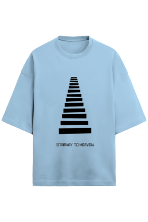 Unisex Led Zeppelin Stairway Oversized T-shirt - Image 4