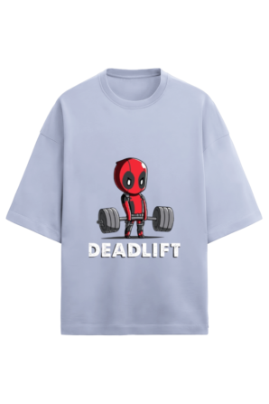 Unisex Deadpool Deadlift Oversized T-shirt - Image 4