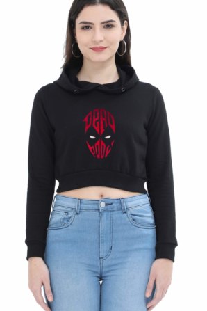 Deadpool Crop Hoodie