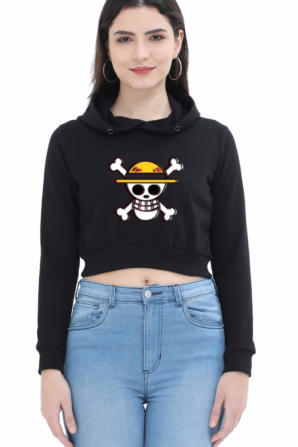 One Piece Crop Hoodie