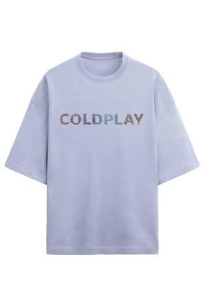 Unisex Coldplay Oversized T-shirt - Image 3