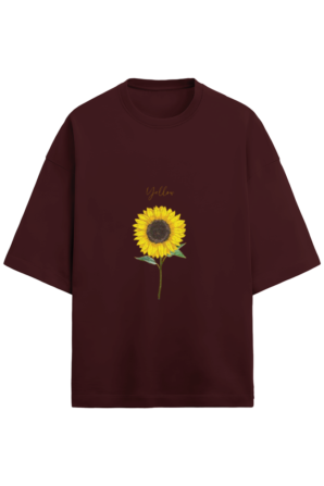 Unisex Coldplay Yellow Oversized T-shirt - Image 3