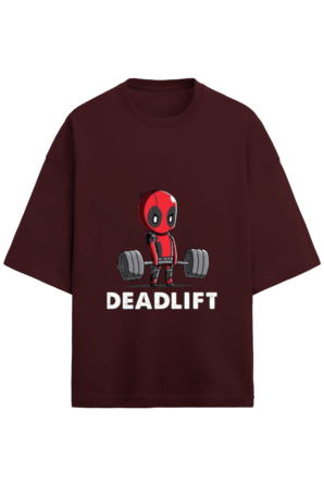 Unisex Deadpool Deadlift Oversized T-shirt - Image 5