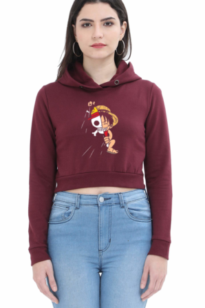 One Piece Crop Hoodie - Image 2