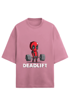 Unisex Deadpool Deadlift Oversized T-shirt - Image 2