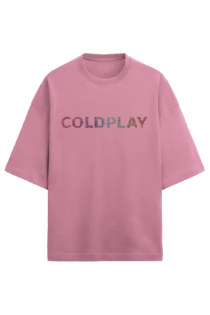 Unisex Coldplay Oversized T-shirt - Image 2