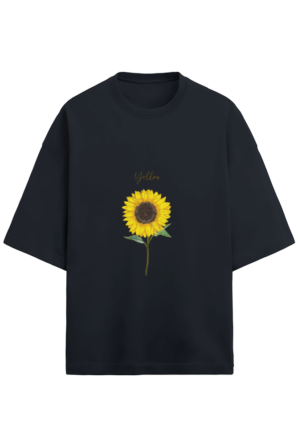 Unisex Coldplay Yellow Oversized T-shirt - Image 2