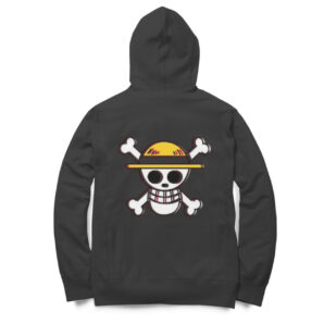 One Piece Back Print Hoodie