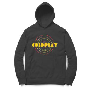 Coldplay hoodie with "Coldplay In Circle" design, stylish and comfortable music hoodie for Coldplay enthusiasts.